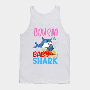Cousin Of The Baby Shark Birthday Tank Top